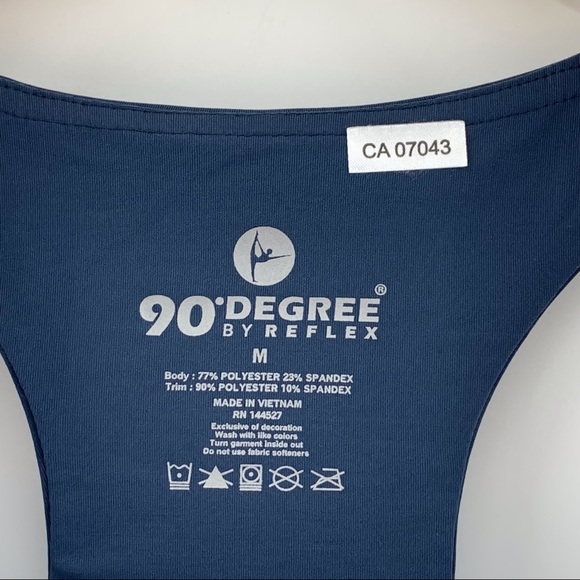 90 Degree By Reflex NWT Interlink Wild Zebra Bra Top, Medium - Picture 8 of 11